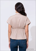 Collar Detail Top - 300425