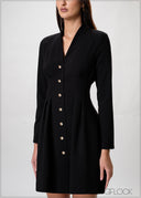 Long Sleeve Blazer Dress - 230926W