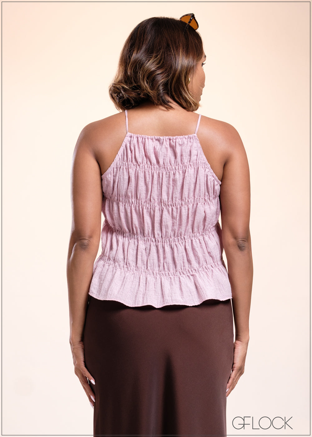 Gathered Crop Top - 040825