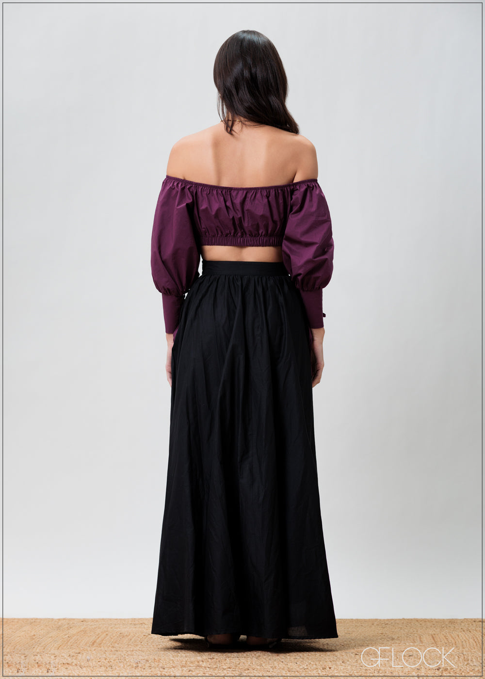 Cuff Detailed Off Shoulder Top - 070425