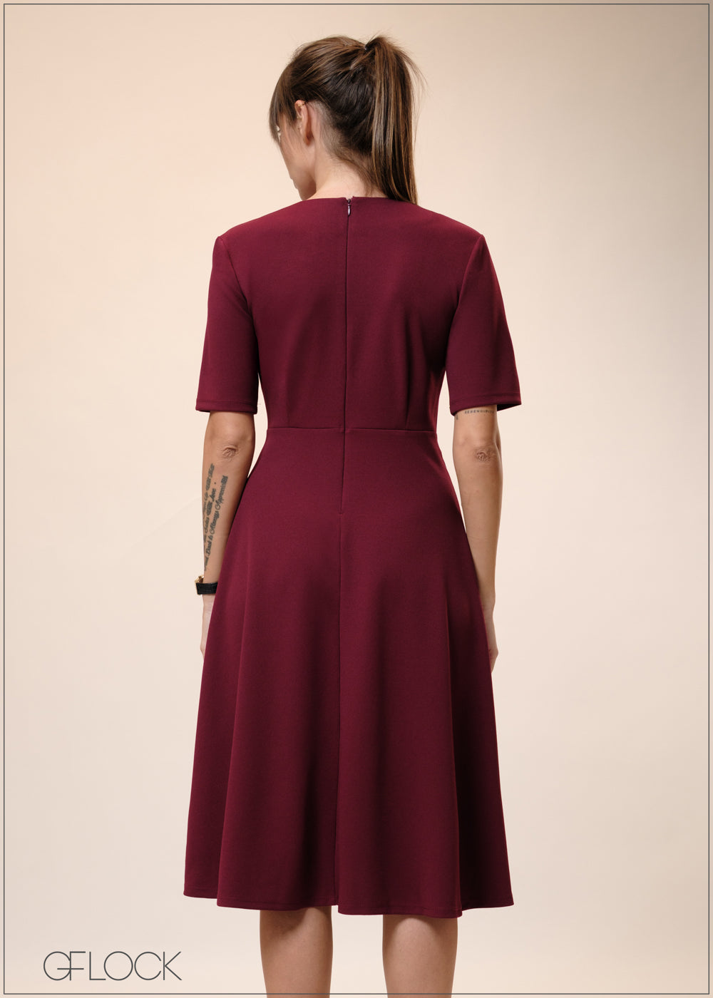 V-Neck Dress - 241025