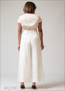 Flap Pocket Crop Top - 230625