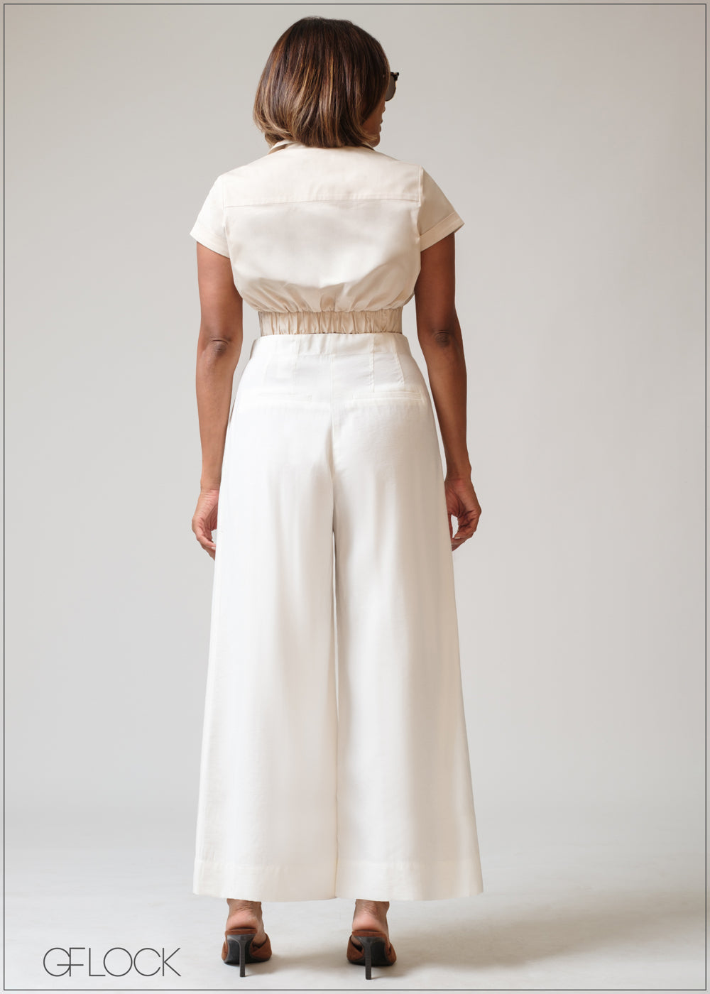 Flap Pocket Crop Top - 230625