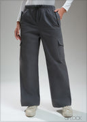 Cargo Style Tie-In Ankle Pant - 270925