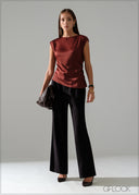 Cap Sleeved Top - 240826