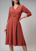 Midi Length Dress - 210725