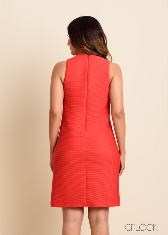 Rib Shift Dress - 150523