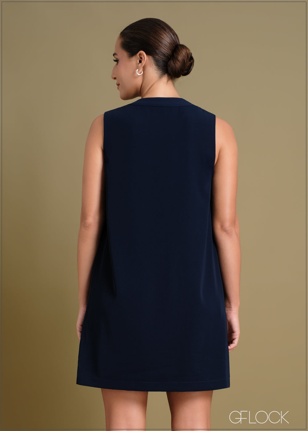 Mini V-Neck Dress - 240424