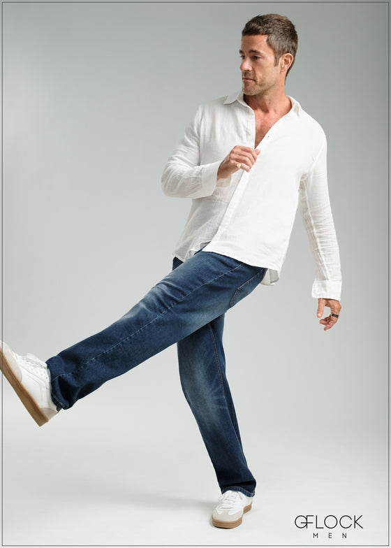 Straight Leg Jean - Long Length - 121125