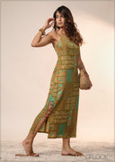 Boho Strappy Beaded Dress - 040426