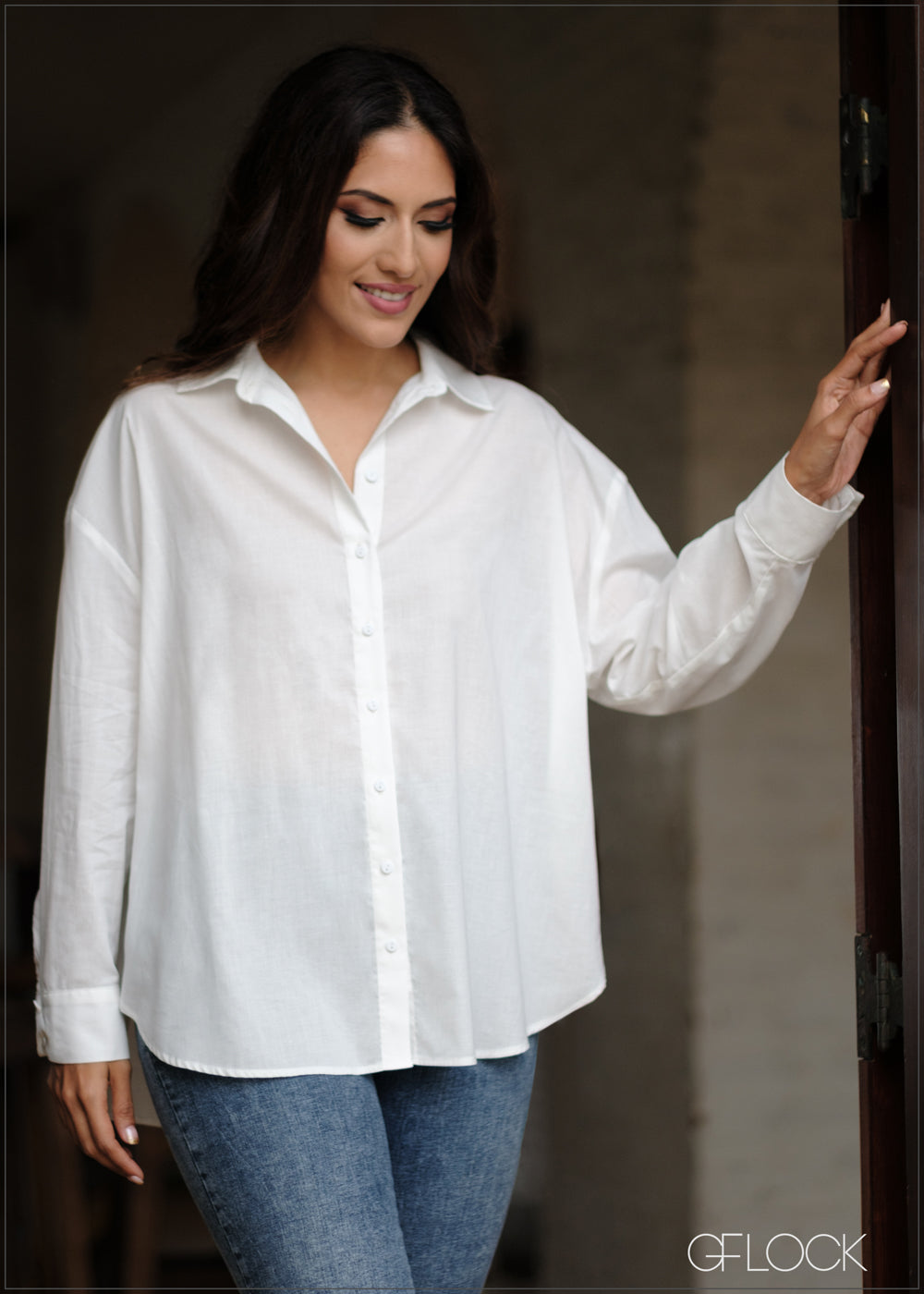 Oversized Cotton Shirt - 02 - 031123