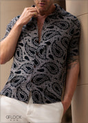 Normal Collar Short Sleeve Shirt - 130825