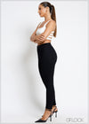 Black High Rise Skinny Jean - 131124