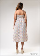 Smoking Detailed Dress - 310725