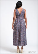 Shoulder Gathered Dress - 260525