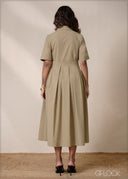 Pocket Detailed Dress - 220826