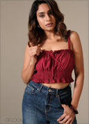 Strappy Bustier Top - 090126