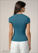 Scoop Neck Top - 240726
