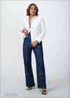 Pocket Detail Jean - Short Length - 090425