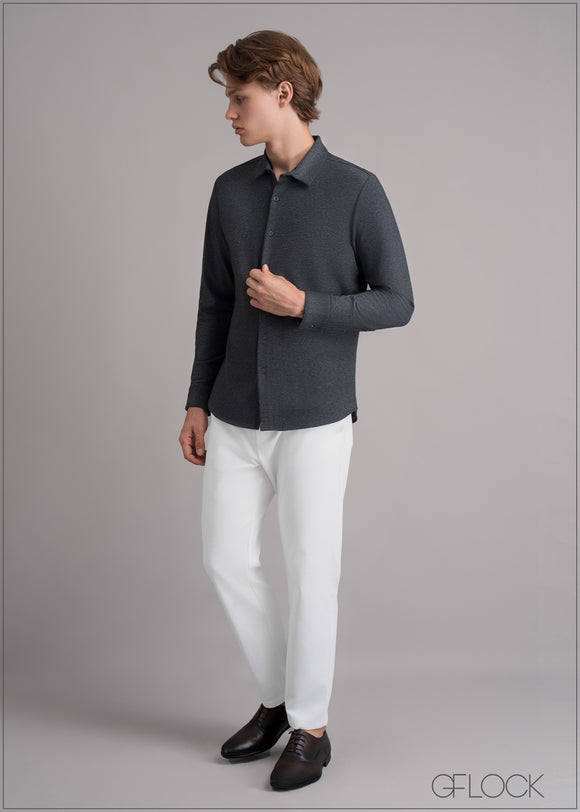 Long Sleeve Polo Shirt - 191223