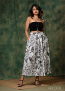 Printed Maxi Skirt - 171225