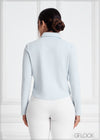 Fitted Shirt With Slit Sleeves - 050523