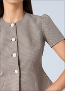 Puff Sleeve Waistcoat - 200726
