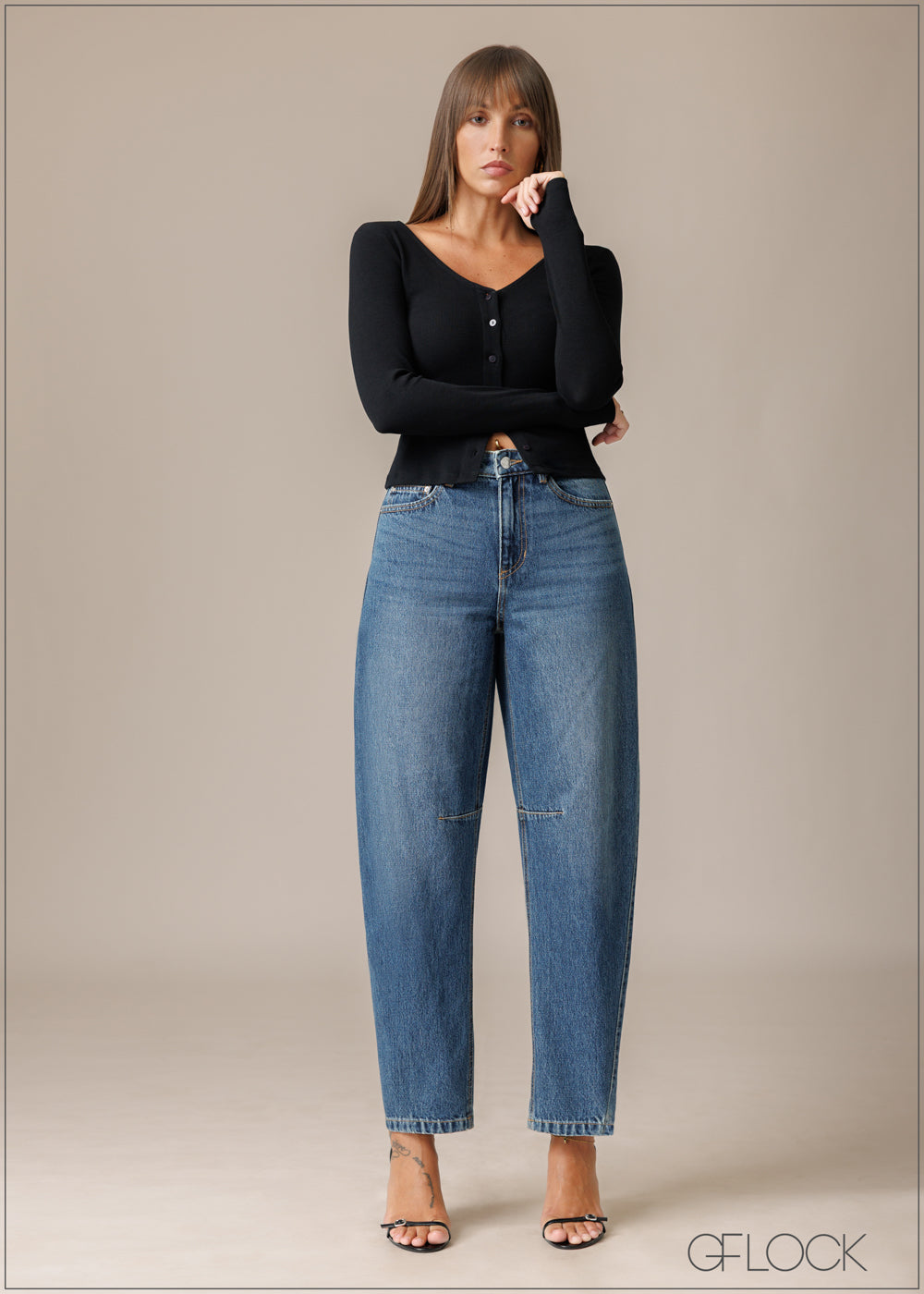 Barrel Jean - Short Length - 210326D – GFLOCK.LK