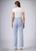 High Waist Straight Leg Pant - 230326