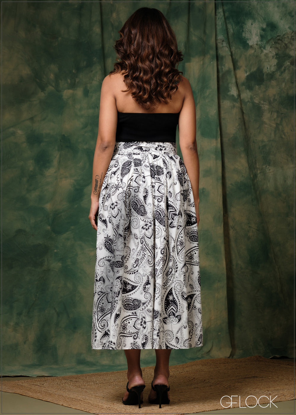 Printed Maxi Skirt - 171225