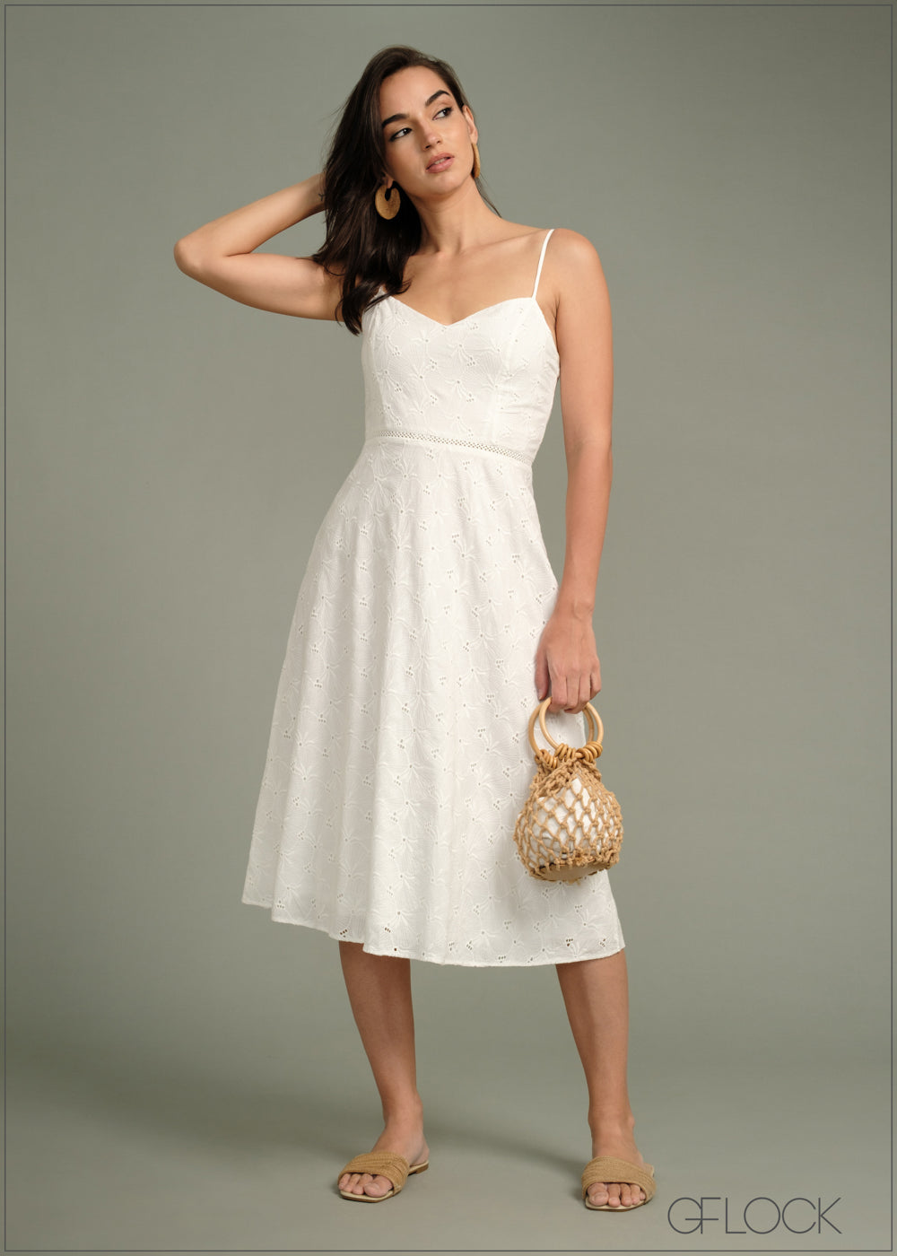 Cutlawn Strappy Dress - 230525