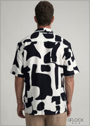 Oversize Revere Collar Shirt - 080426