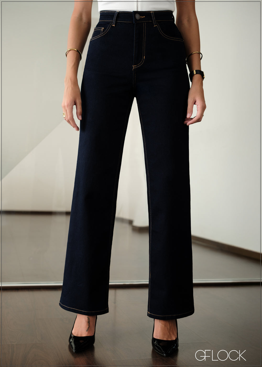 Wide Leg Jeans - 141225