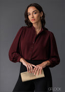 Balloon Sleeved Top - 020525