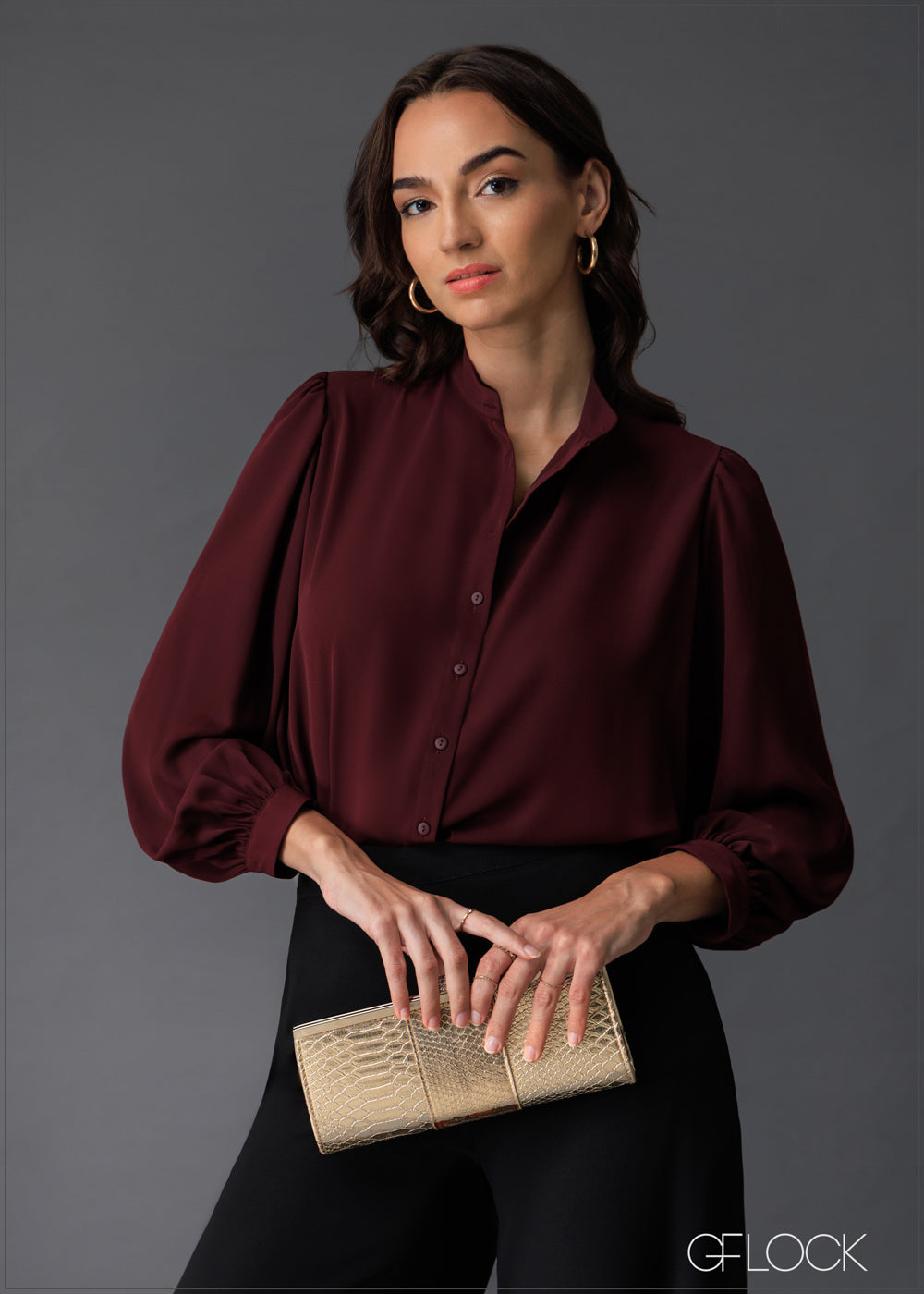 Balloon Sleeved Top - 020525