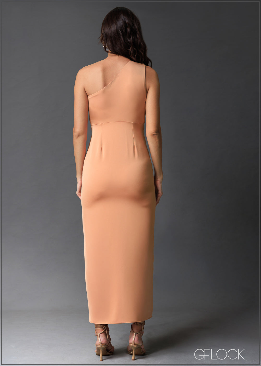 One Shoulder Maxi Dress - 020525