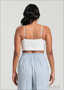 Cutlawn Crop Top - 140725