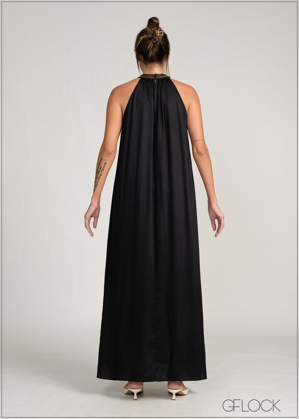 Beaded Halter Dress - 271225