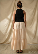 Tiered Maxi Skirt - 290925