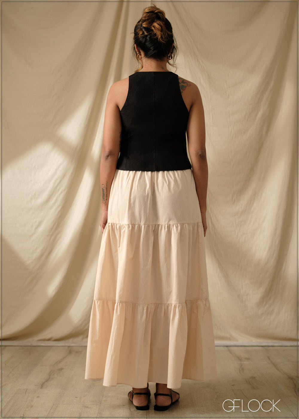 Tiered Maxi Skirt - 290925
