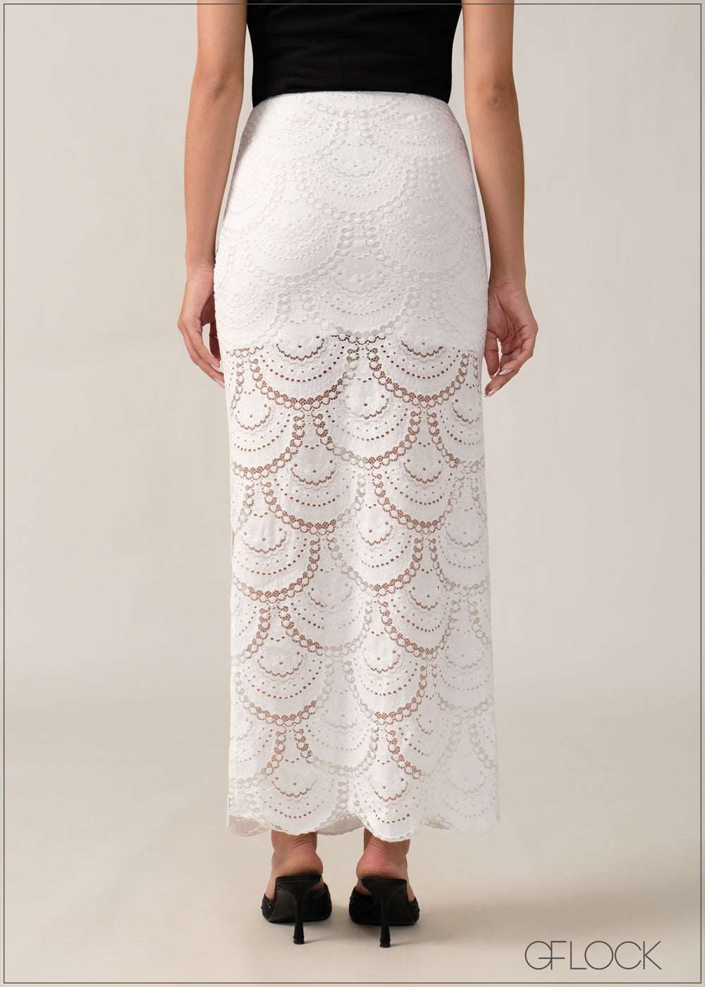 High Waist Maxi Skirt - 261225E