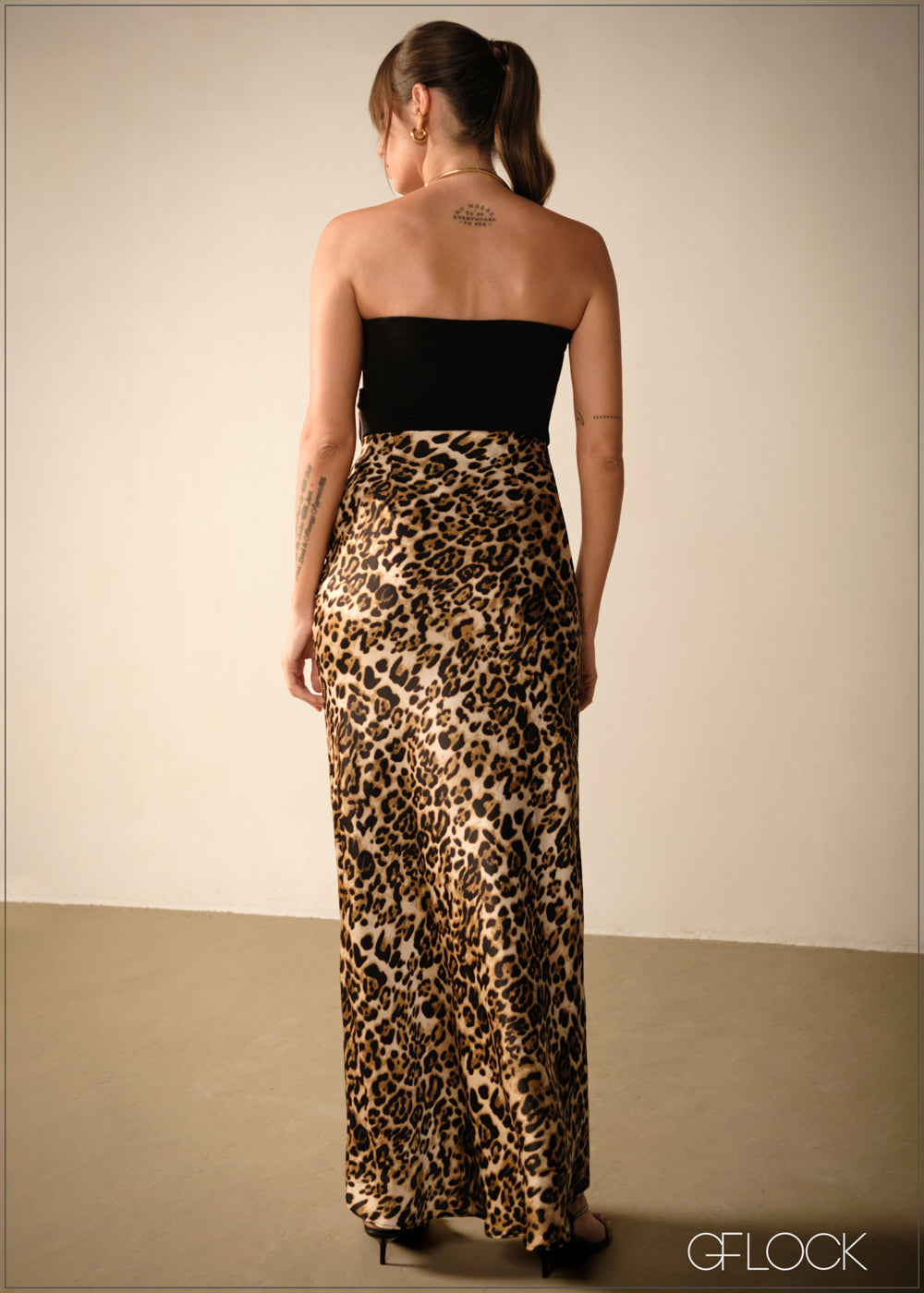 High Waist Maxi Skirt - 271125