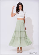 Tiered Maxi Skirt - 300425