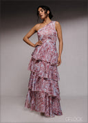 Frill Detailed Maxi Dress - 220526