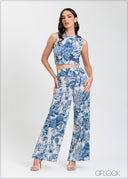 Sleeveless Crop Top - 310325