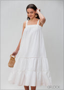 Lace Detailed Strappy Dress - 070425