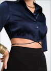 Tie-Up Detail Crop Top - 230924