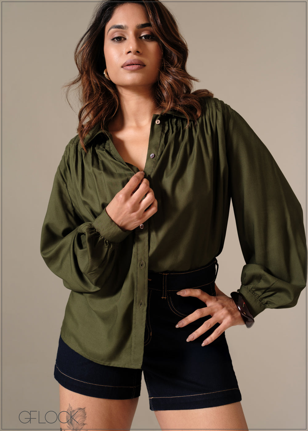 Long Sleeve Detailed Top - 090126