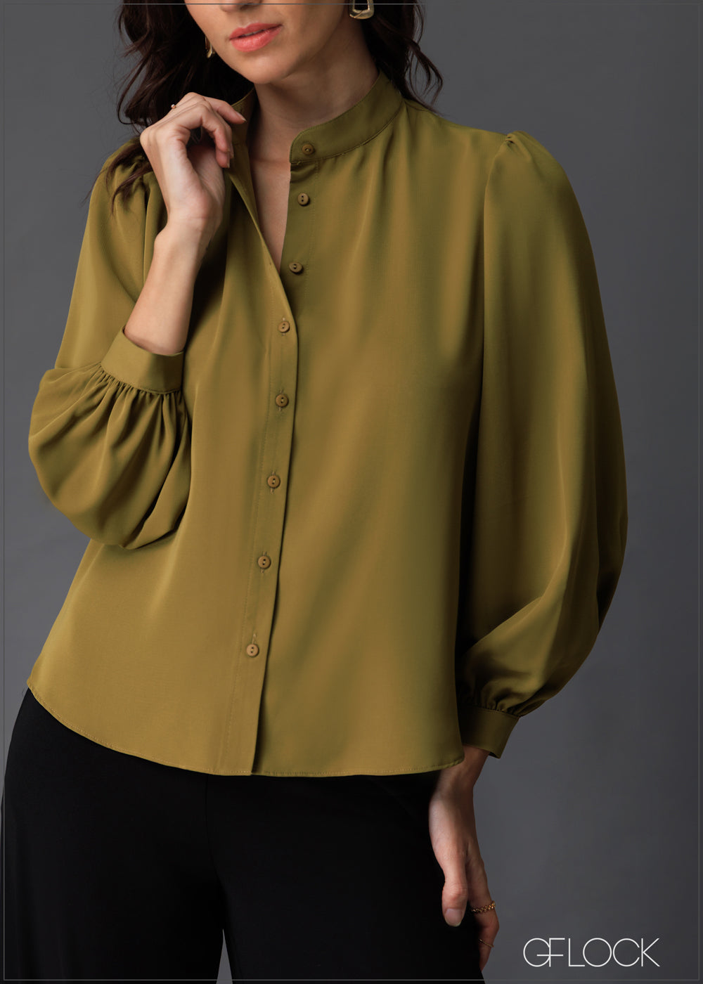 Balloon Sleeved Top - 020525