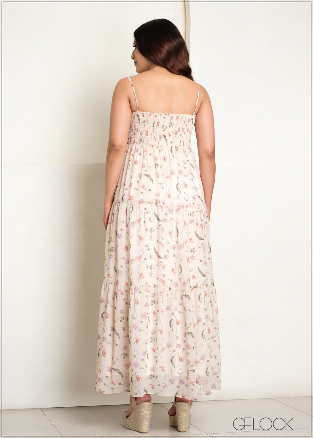 Tiered Mini Floral Maxi - 140625